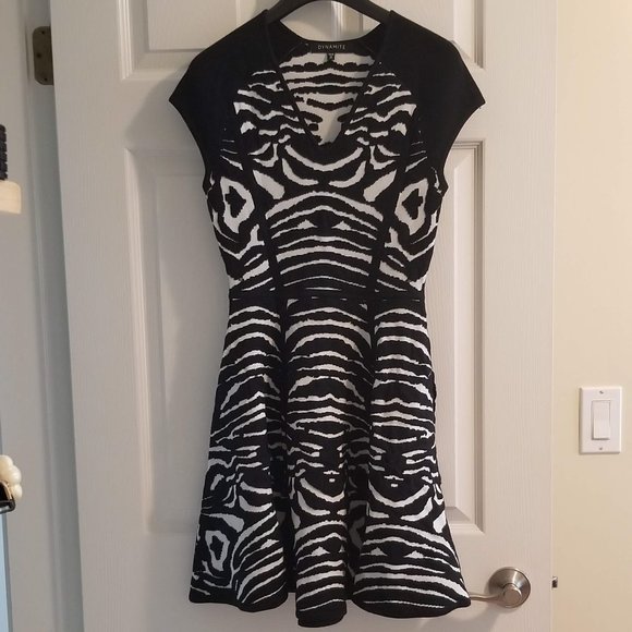 Dynamite V Neck Dress - XS - Picture 1 of 7